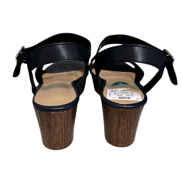 NAUTICA - NWT - SIZE 7.5 - THE DANVERS 7 STYLE - NAVY PLATFORM SANDALS - S6 - Picture 5 of 14